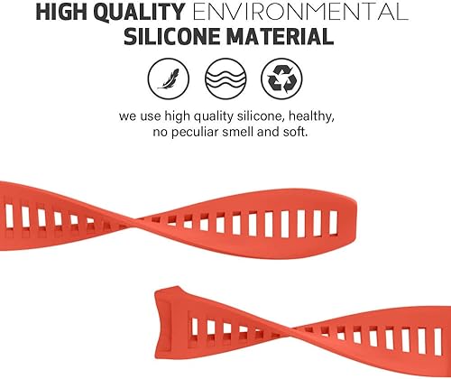 Miniatura 74 de NotoCity Instinct Band, Soft Silicone Replacement Watch Strap for Garmin Instinct 2/Solar Sports GPS Smartwatch With Adapter Tools Verde