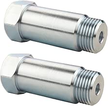 JGR 2PCS Defouler Straight M18 x 1.5 For O2 Oxygen Sensor Lambda Sensor Fitting Bung - coolthings.us