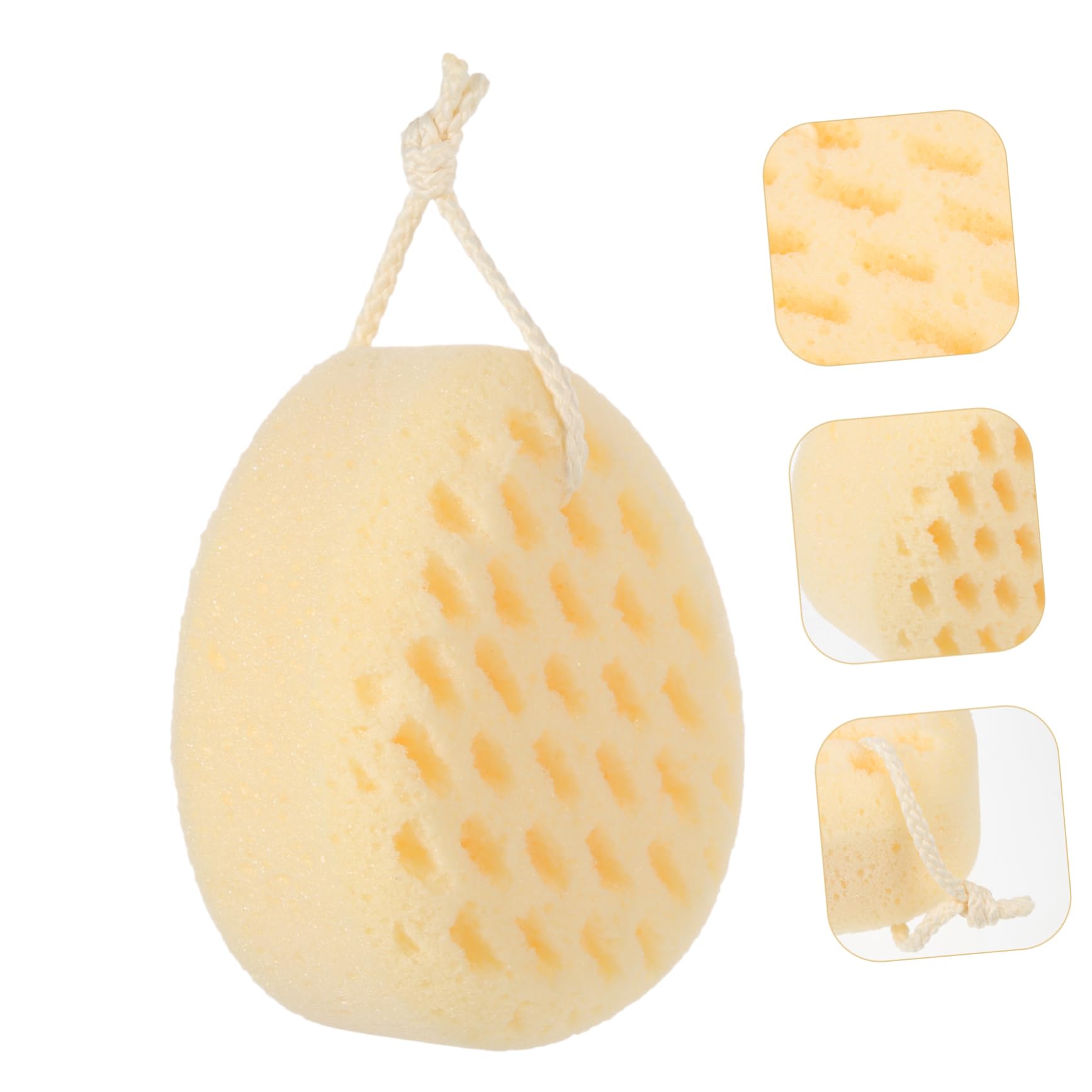 Healeved 4piezas Esponja Para Ducha y Baño Esponja Exfoliante Reutilizable Para Cuerpo Para Masaje y Limpieza