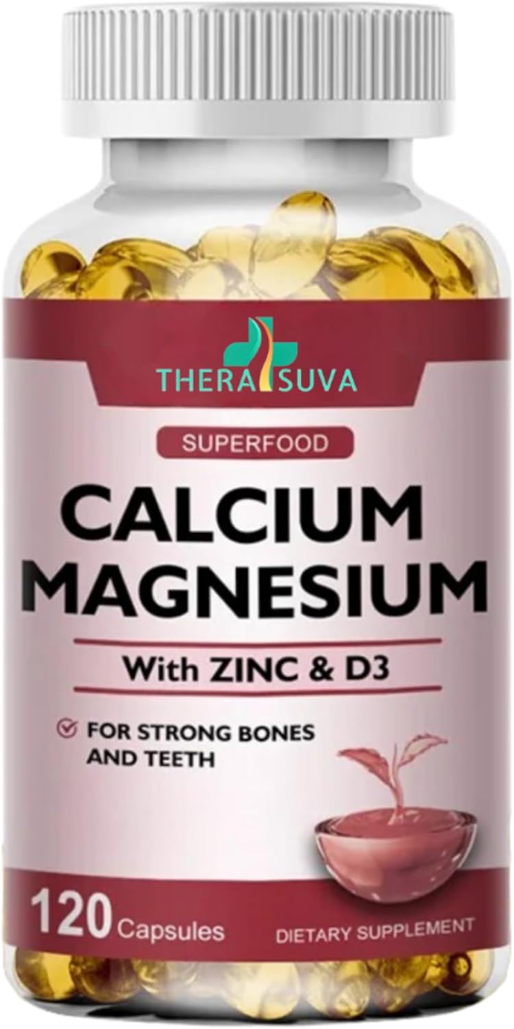 4 in 1 Calcium 1000mg + Magnesium 400mg + D3 + Zinc, Extra Strength, Complex Supplement for Bone and Immune Health. 120 SoftGels, 60 Day Supply 4 in 1 Calcium 1000mg + Magnesium 400mg + D3 + Zinc, Extra Strength, Complex Supplement for Bone and Immune Health. 120 SoftGels, 60 Day Supply