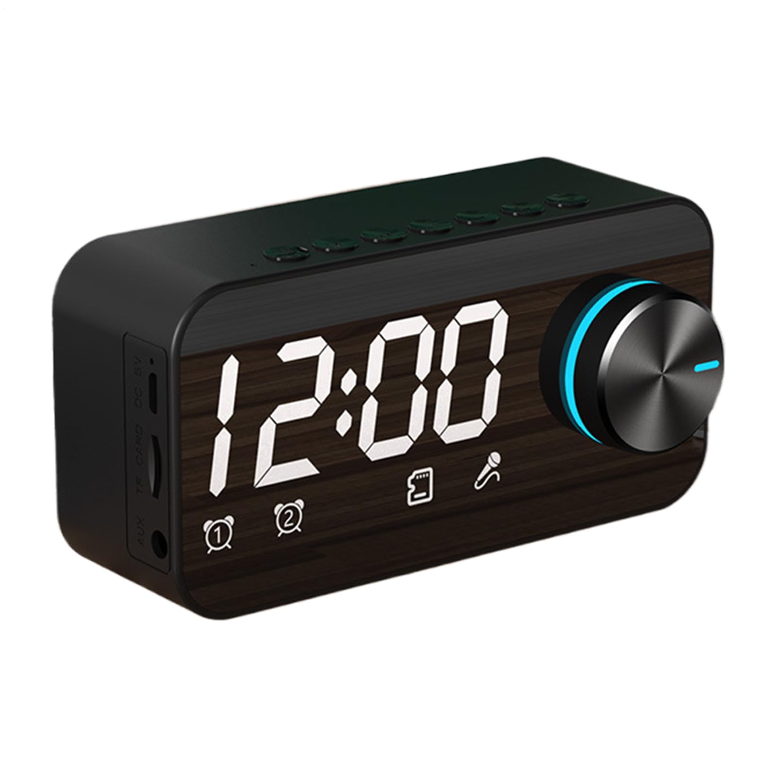 Reloj despertador espejo inteligente que elimina el desorden en tu mesita
