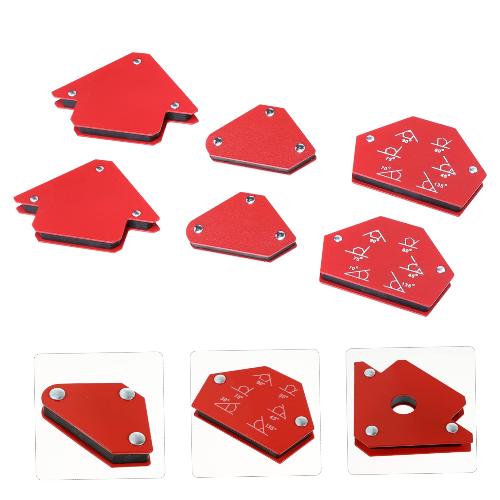 UKCOCO Posizionatore Per Saldatura Magnetico Supporto Magnetico Per Saldatura Magnete Ausiliario Per Posizionatore Multi-angolo Materiale Sicuro e Durevole
