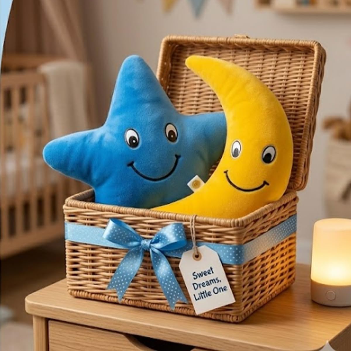 Goldenhub Polyester Moon with Star Soft Toy-image-16