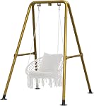 G TALECO GEAR Hammock Chair Stand,Heavy-Duty Steel 300LBS Multi-Use Hammock Stand for Outdoor Indoor, Swing Chair not Include (Black)