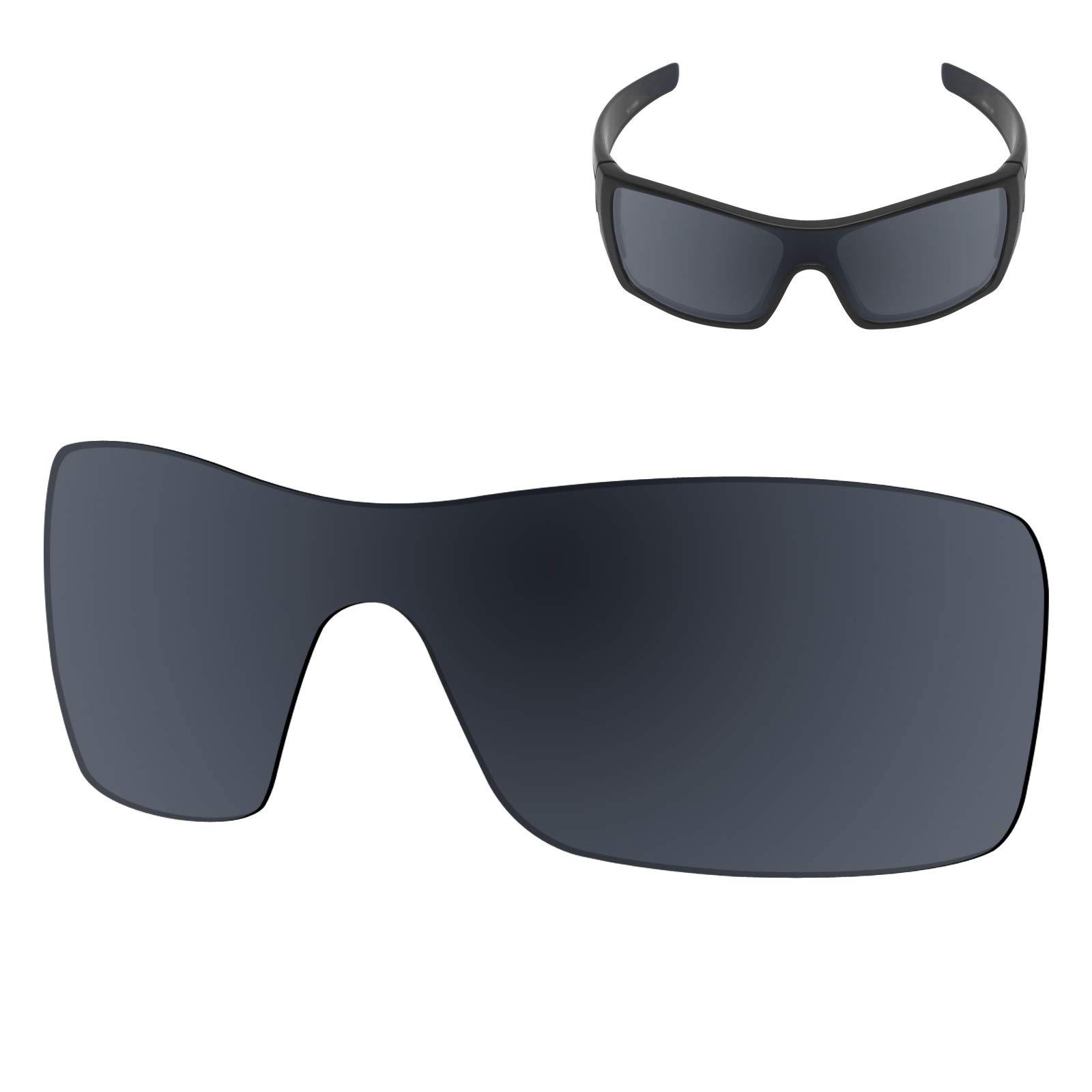 GalvanicReplacement Lenses for Oakley Batwolf Sunglasses - Shield Polarized