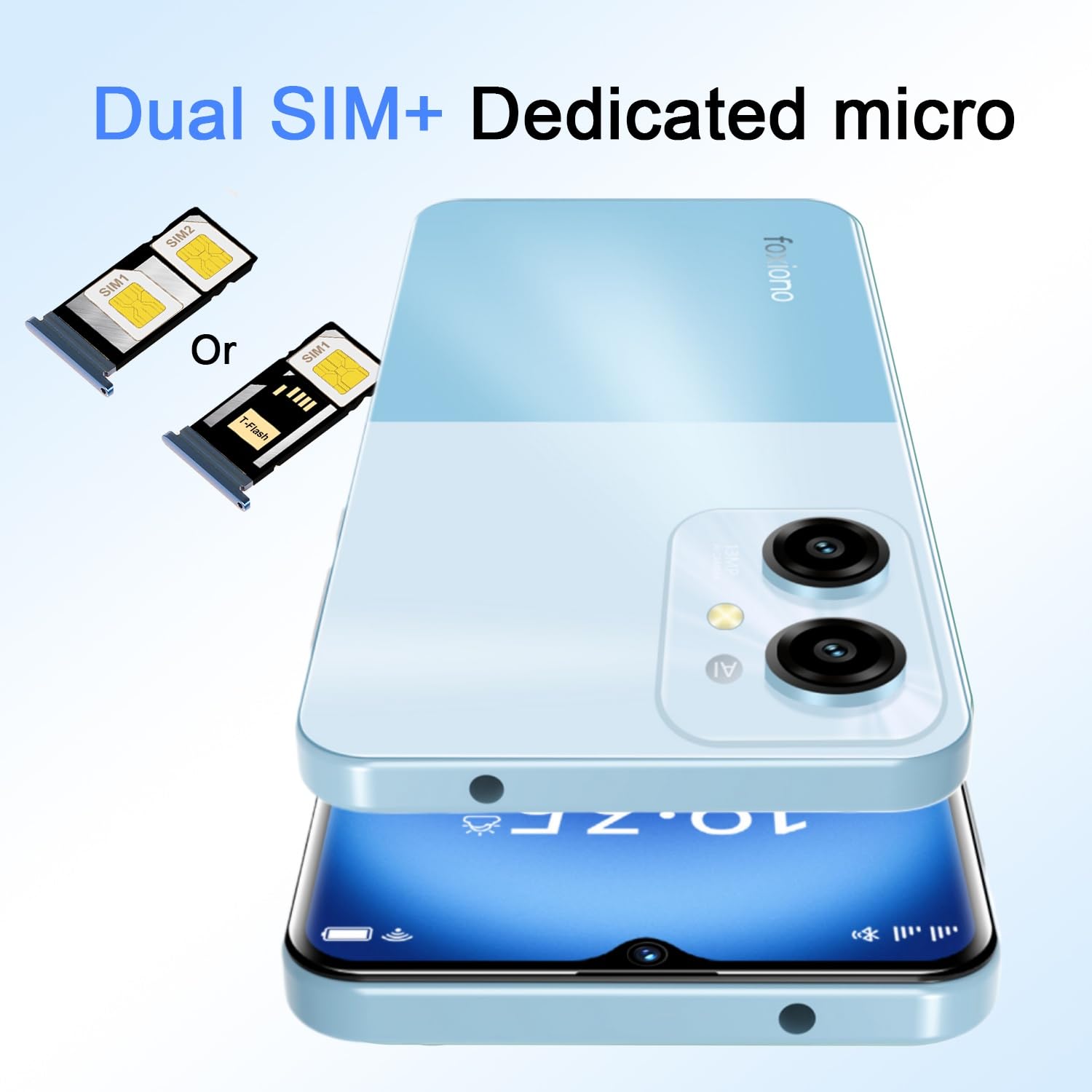 Amazon.com: FOXIONO Android Phone H22 celular Unlocked 6.52