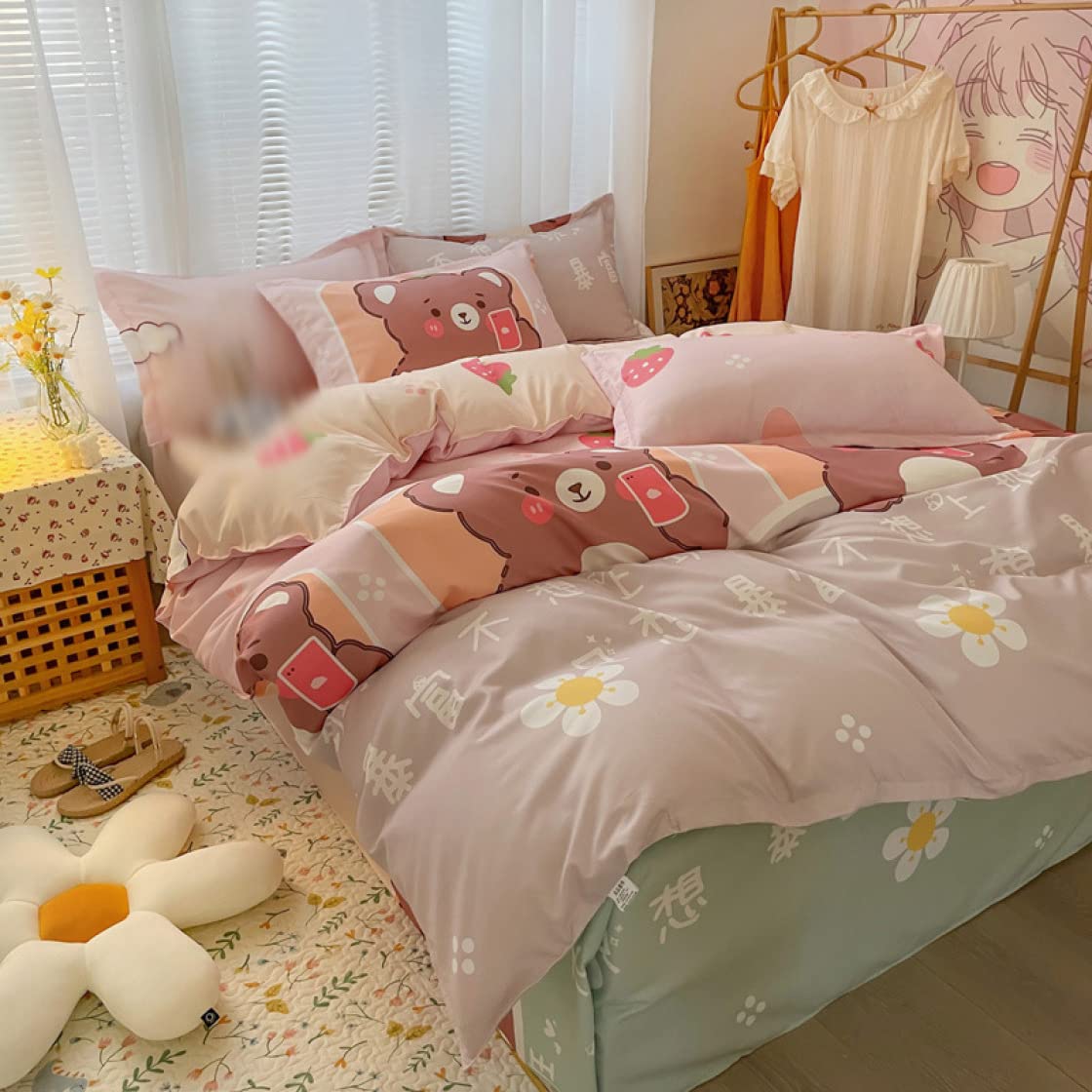 花柄クイーンカバーセット 楽天市場】【送料無料】布団カバーセット ボックスシーツ 4点