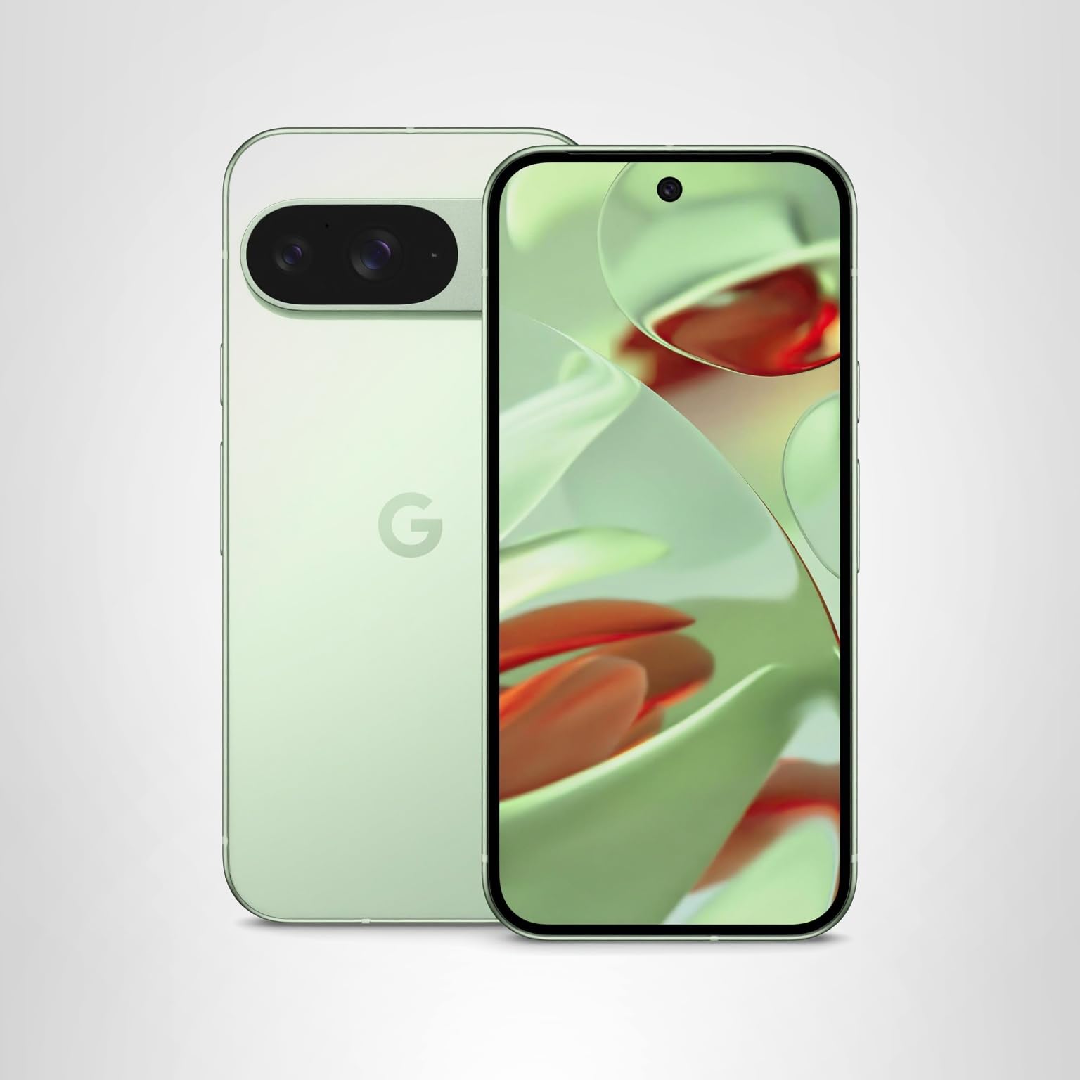 Google Pixel 9 - Unlocked Android Smartphone with Gemini, 24-Hour Battery, Advanced Camera, and 6.3" Actua Display - Porcelain - 256 GB: Wintergreen 128GB Phone Only