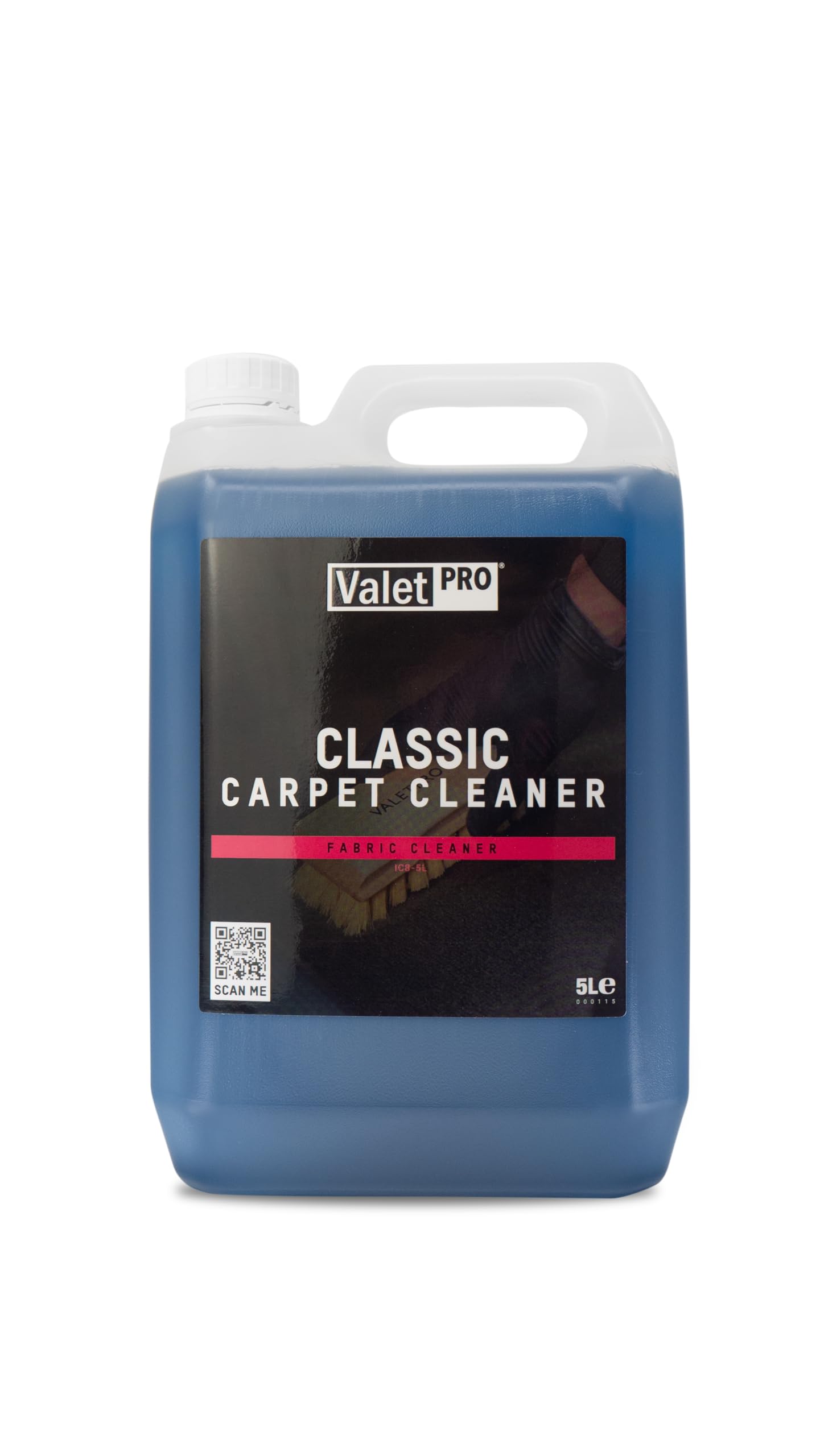ValetPRO IC8-5L - Classic Carpet Cleaner - Nettoyant pour tapis - Bidon de 5 l