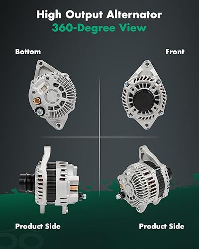 Miniatura 5 de SCITOO Nuevo alternador se adapta a Chrysler 200 11-13, para Sebring 07-10, para Dodge para Avenger 08-13, para calibre 07-10, para Jeep para