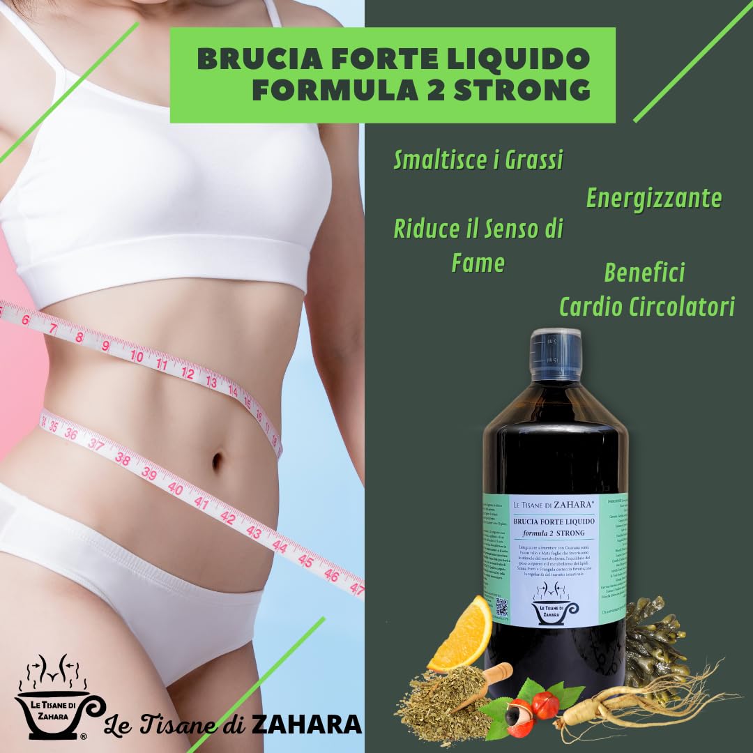 Duo Base Miscela Forte Liquido Strong e Notte Liquido Strong, Formula con Ingredienti Vegetali per una Routine Quotidiana, Sgonfiante per Pancia e Gambe, 1000 ml + 500 ml