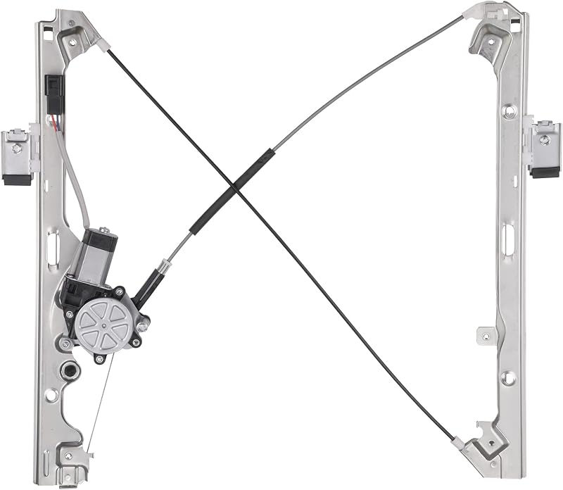 Obaee 741-644 Front Left Driver Side Power Window Regulator & Motor Assembly Compatible with Chevrolet/Chevy Silverado Tahoe Suburban/GMC Yukon XL Sierra Escalade Pickup Truck SUV 2000-2006