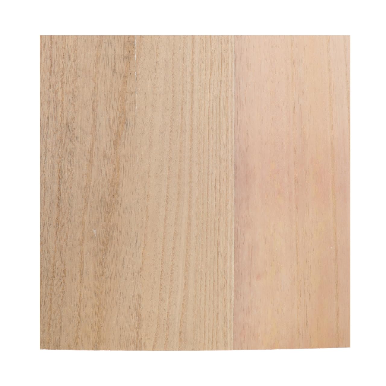 Sosoport Solid Wood Shelf Board 12 X 12 in 1/2 in Thick Unfinished Double-Sided Wood Board for Crafts DIY Wooden Planks for Painting Pyrography Furniture Dividers