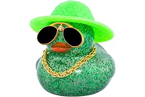 wonuu Car Dashboard Green Rubber Duck