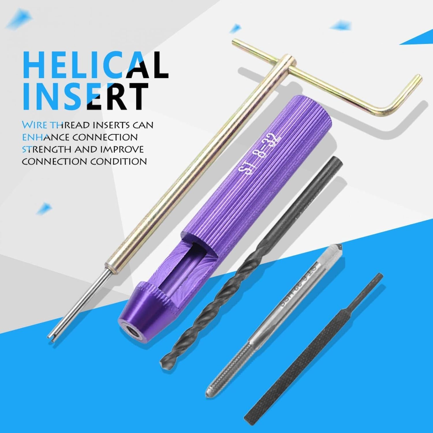 Stainless Steel Thread Inserts - 50 Pcs Kit -3