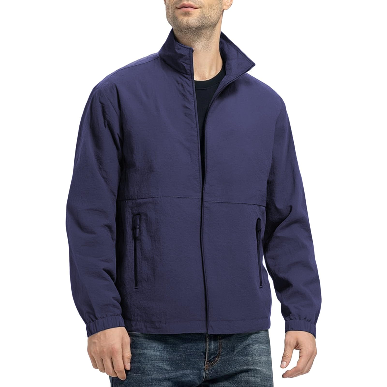 Chaquetas impermeables para hombre, chaqueta impermeable para deportes al