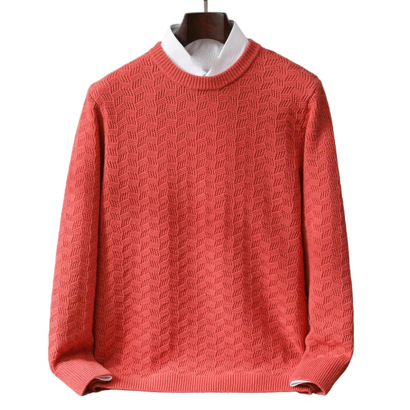 Pull cachemire homme col rond décontracté idéal pour les weekends et le bureau