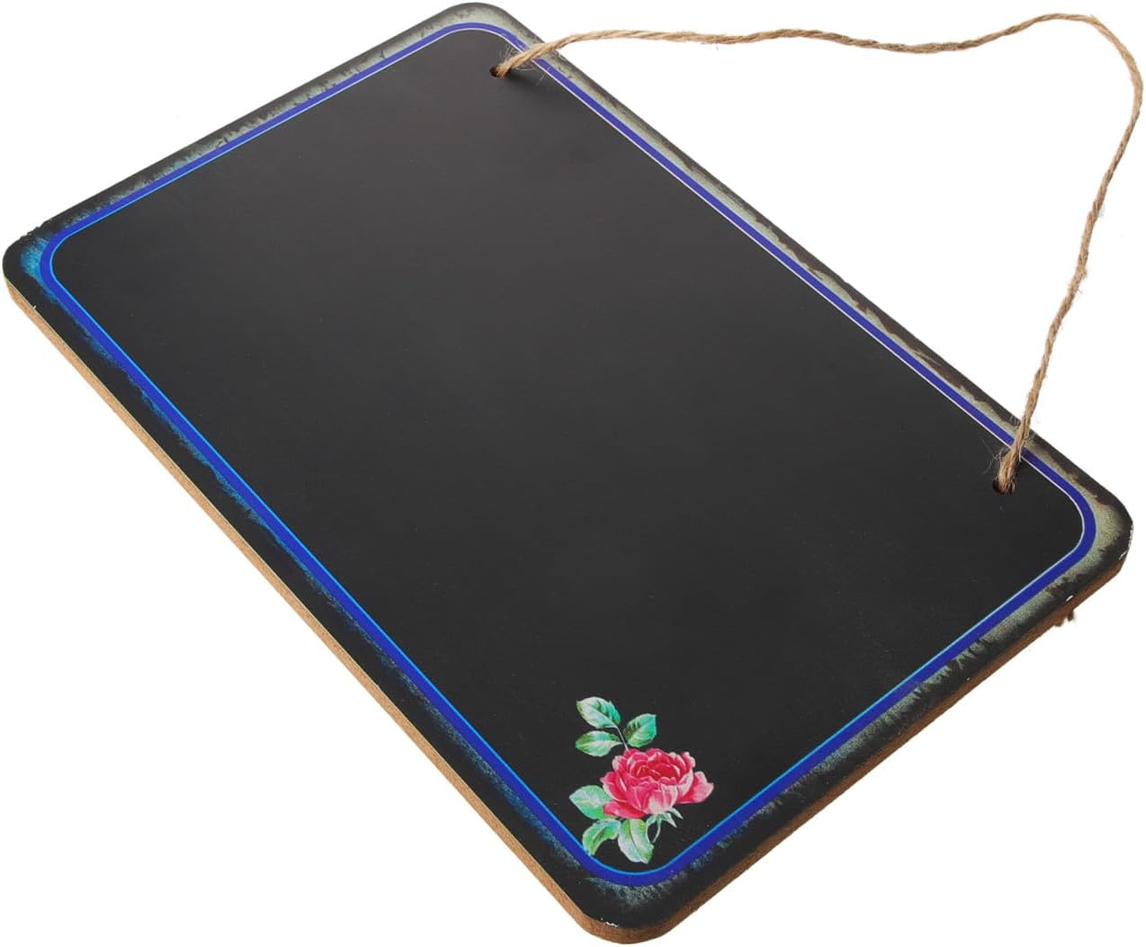 Decorative Hanging Chalkboard Memo Bulletin Board Single-Sided Wall Message Board for Restaurant Cafe DIY Writing Sign Style