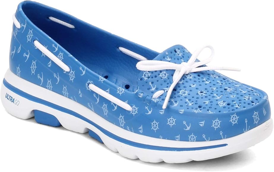 Skechers womens go walk 5 cali gear nautical boat shoes Clearance