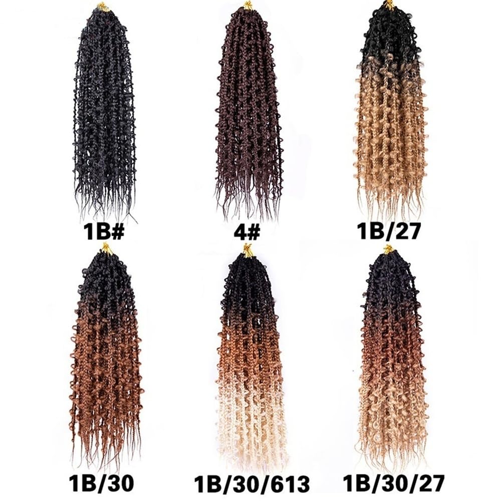 Extension de Coleta Trenzas en caja de mariposas de 24 pulgadas, pelo de ganchillo, 6 paquetes de pelo de ganchillo prelooped, trenzas largas de mariposa, trenzas de caja de jungla, pelo de ganchillo,