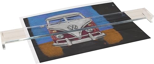 Miniatura 2 de Creative Mark Puente inclinado para artistas, puente de acrílico para manos y muñecas, utilizado para pintar a mano firme, dibujo y bocetos,