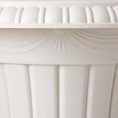 Miniatura 27 de PL10CP - Maceta clásica de plástico tradicional para interiores y exteriores, 15 x 13 pulgadas, cobre cepillado