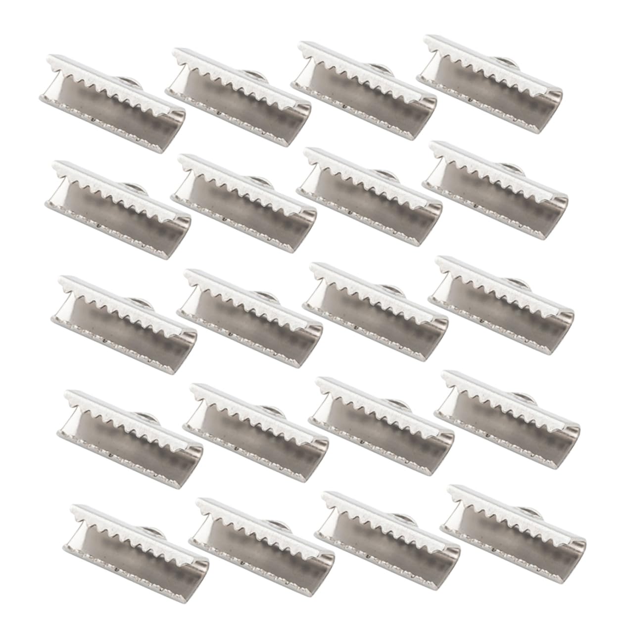 ULDIGI 100pcs Stainless Clip Buckle Jewelry Making Clamp for DIY Choker Earrings Bracelets Stain-Resistant