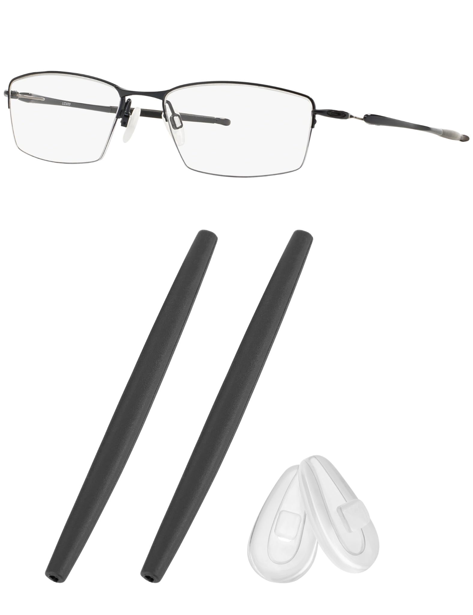 Replacement Earsocks &amp; Nosepieces Rubber Kits for Oakley Lizard OX5113 / OX5120 Eyeglasses
