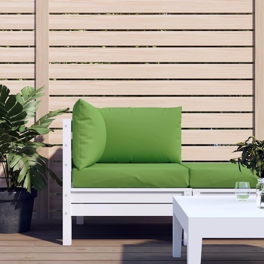 Palettenkissen 3-tlg. Melange Grün Polyester Outdoor Sitzkissen