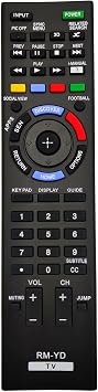 RM-YD099 TV Remote Control for Sony KDL-42W805B/ 50W805B/ 50W807B/ 55W805B/ 55W955B/ 55W957B/ 60W855B/ 60W857B/ 65W955B/ 70W855B/ 70W856B/ 70W857B, XBR-49X855B/ 55X855B/ 55X857B/ 65X855B