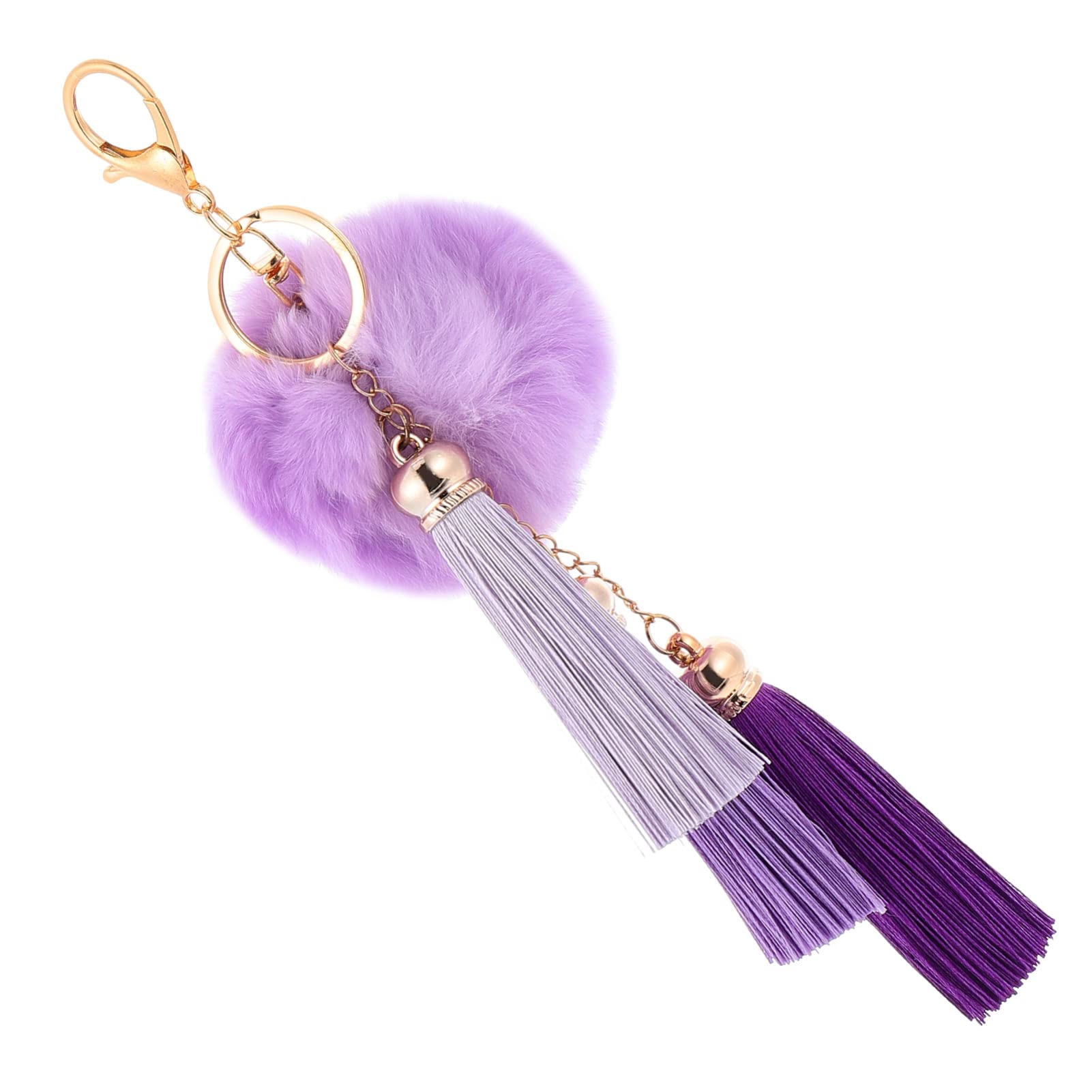 BESTYASH Adorable Key Chain Charm Keychain Tassel for Bag Bag Pendant Spherical Key Accessory