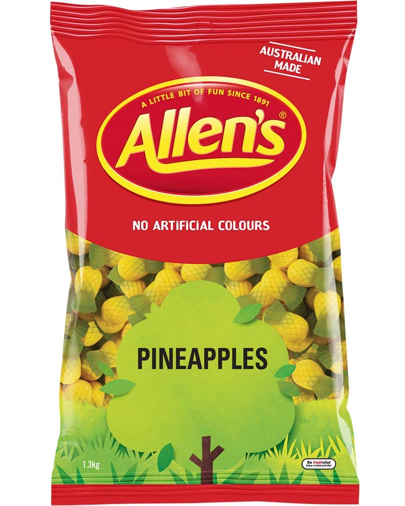 Allen's Pineapples Lollies 1.3 kg