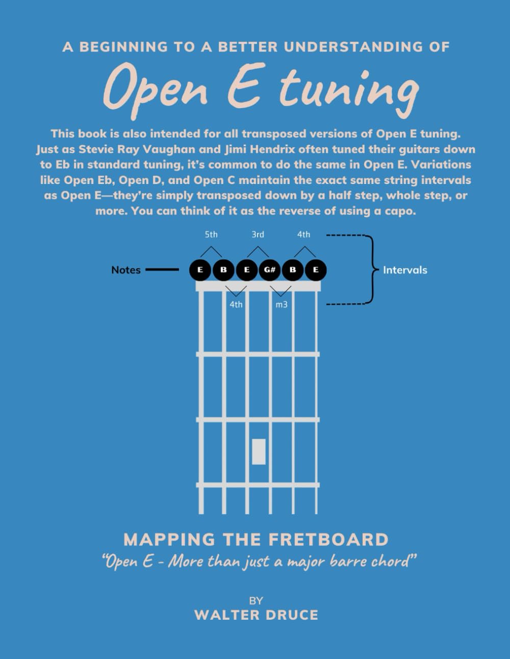 Open E Tuning - Mapping the fretboard      Paperback – January 4, 2026