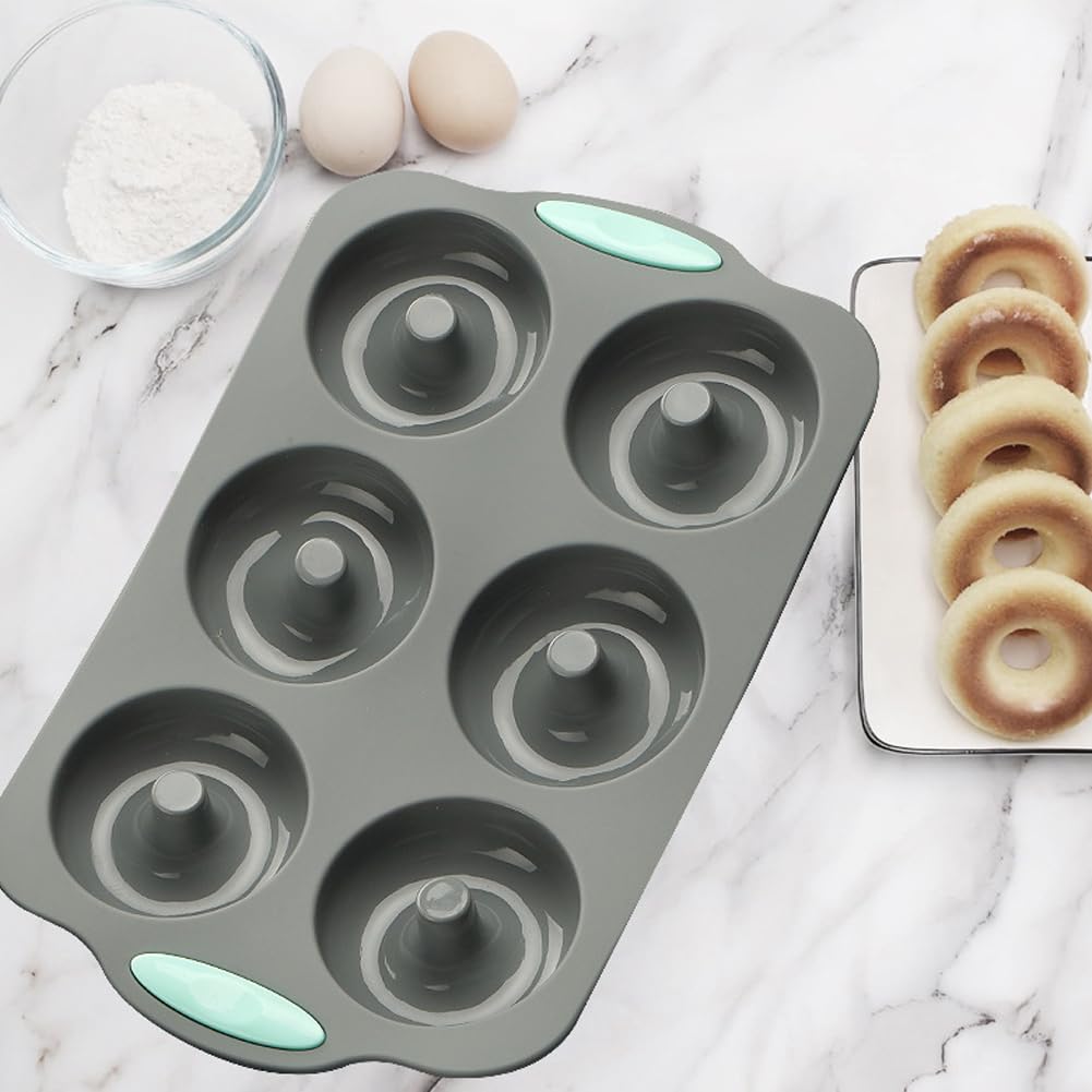 Juego De Utensilios Para Hornear De Silicona De 5 O 6 Piezas, Moldes Para Hornear Antiadherentes Para Horno De Cocina, Moldes De Silicona Para Pasteles Con Molde Para Muffins (Conjunto 5)