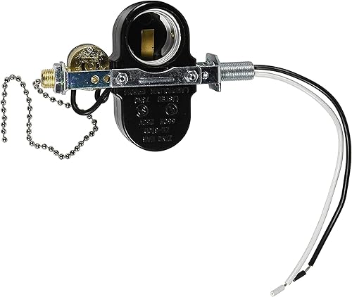 Miniatura 8 de HQRP Paquete de 2 ventiladores de techo de 2 luces compatibles con Zing Ear ZE-310D ZE-109M, interruptor de cadena de zócalo, ventilador de techo,