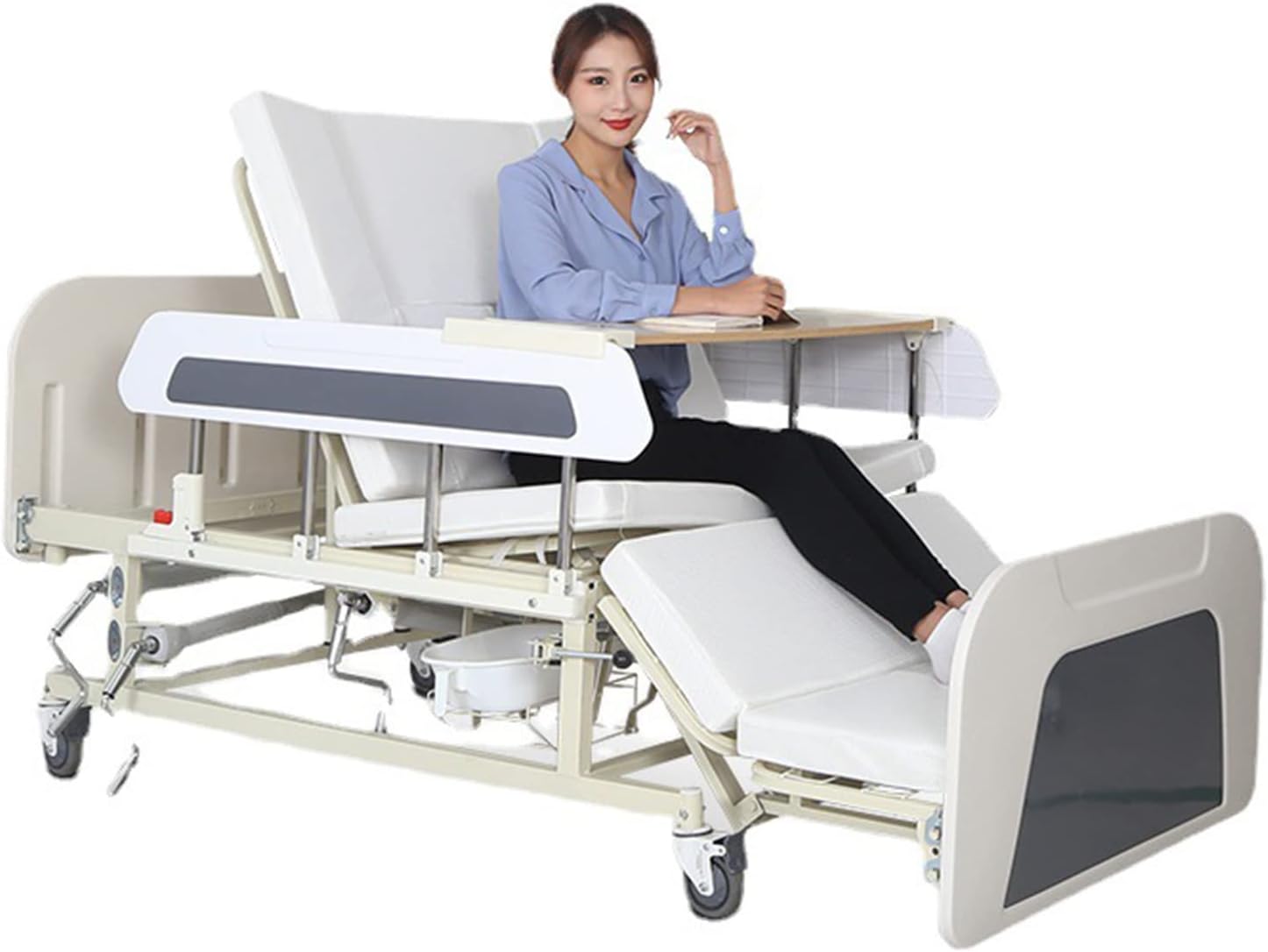 Electric Hospital Bed Manual Electric DualPurpose Multi