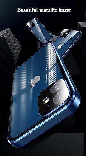 Miniatura 7 de Funda antiespía para iPhone 13 Pro con protector de lente de cámara, protector de pantalla de privacidad, bloqueo de seguridad, carcasa de aluminio