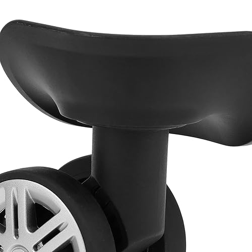 Miniatura 8 de plplaaoo - 1 par de ruedas universales para maleta, ruedas de repuesto de equipaje, ruedas conectadas silenciosas, rueda portaequipaje para repuesto