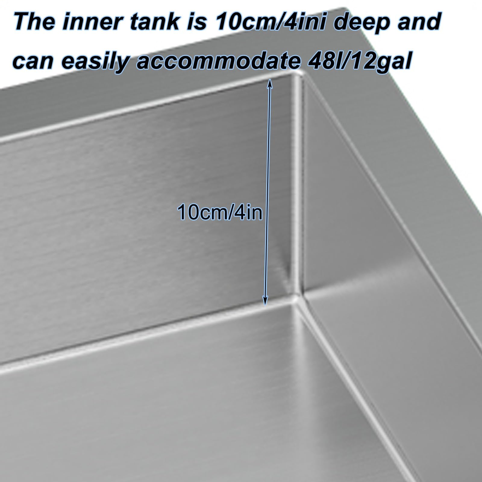 Generico Vaschetta di Raccolta condensa per condizionatore, vaschetta di Scarico per condizionatore in Acciaio Inox 201, Vassoio di Raccolta condensa per Mini Frigorifero, vaschette di Raccolta Olio