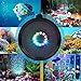 Aquarium Bubble LED Lights RGBW, TOPBRY Remote Controlled Air Stone Disk, with 16 Color Changing, 4 Lighting Effects for Fish Tank Decorations