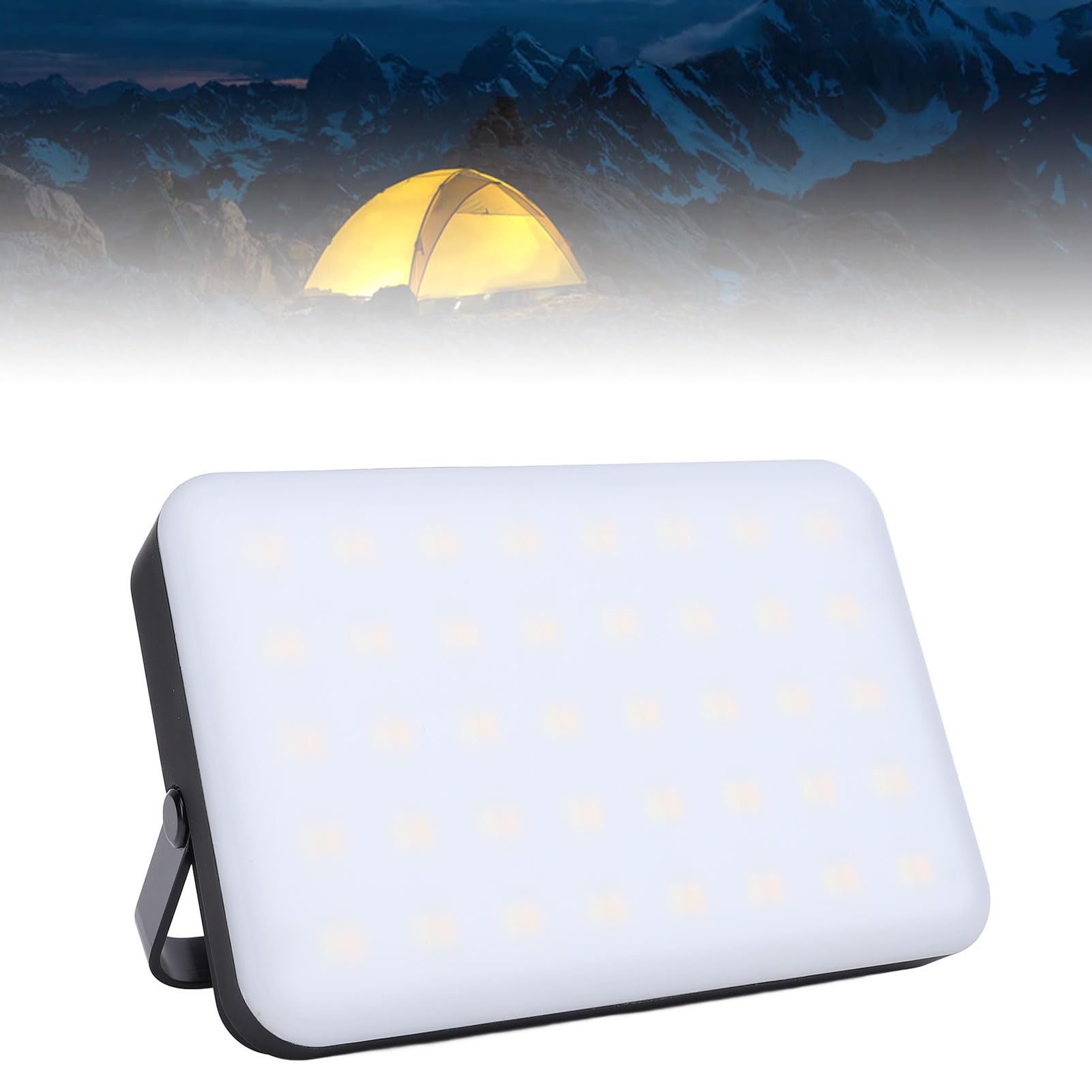 Lanterna campeggio a LED, luce campeggio portatile con 3 temperature di colore, ricaricabile via USB 20000 mAh, dimmeraggio continuo 1200 lm, impermeabile IP65 per la