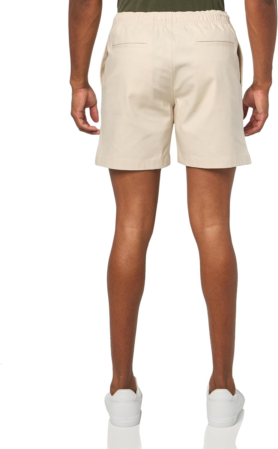 Theory Men Easy Short 6H in Canvas Stretch, Sand - Image 2