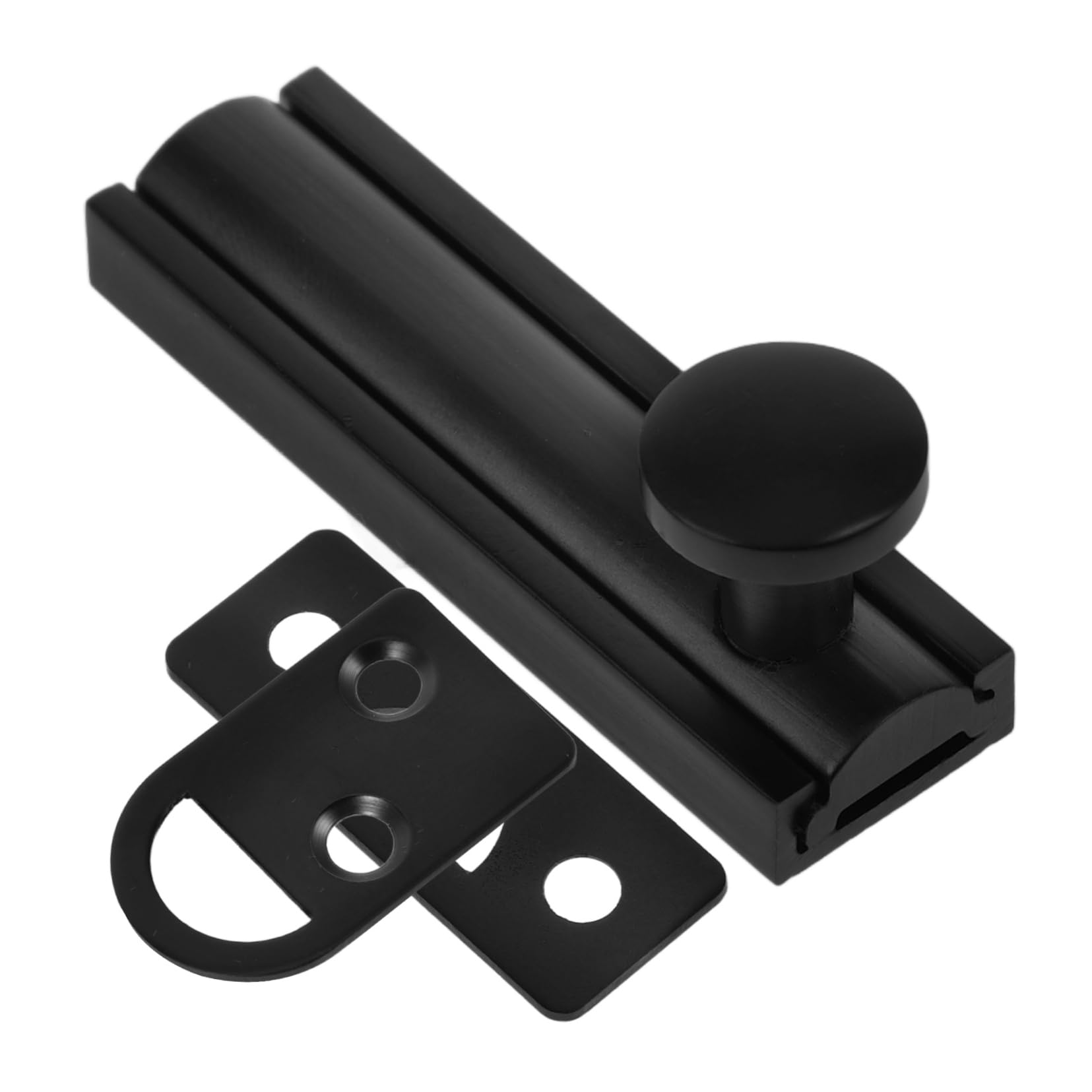 DOITOOL 4 Pièces Loquet de porte loquet à pêne coulissant entrée serrure de porte verrou de porte serrure porte verrou porte loquet de sécurité de porte loquet à pêne à barillet