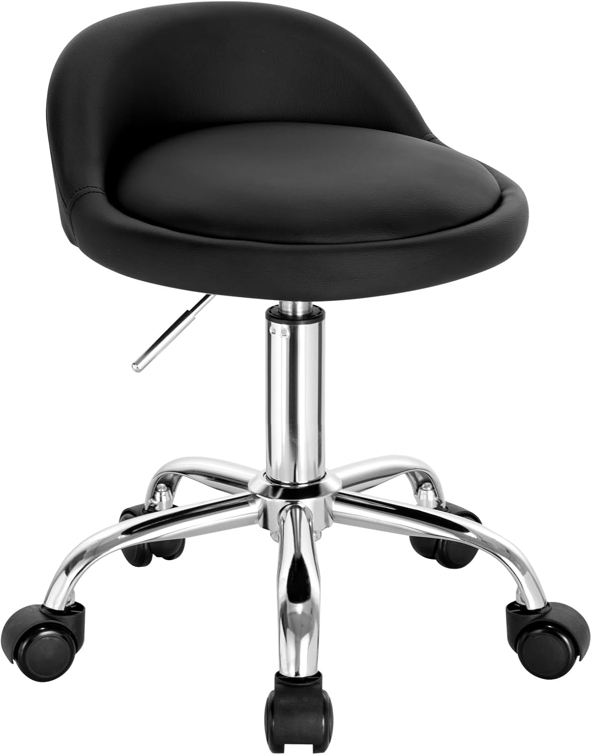 WOLTU Tabouret de Bureau, Tabouret Rond avec Dossier, Tabouret WOLTU Tabouret de Bureau, Tabouret Rond avec Dossier, Tabouret