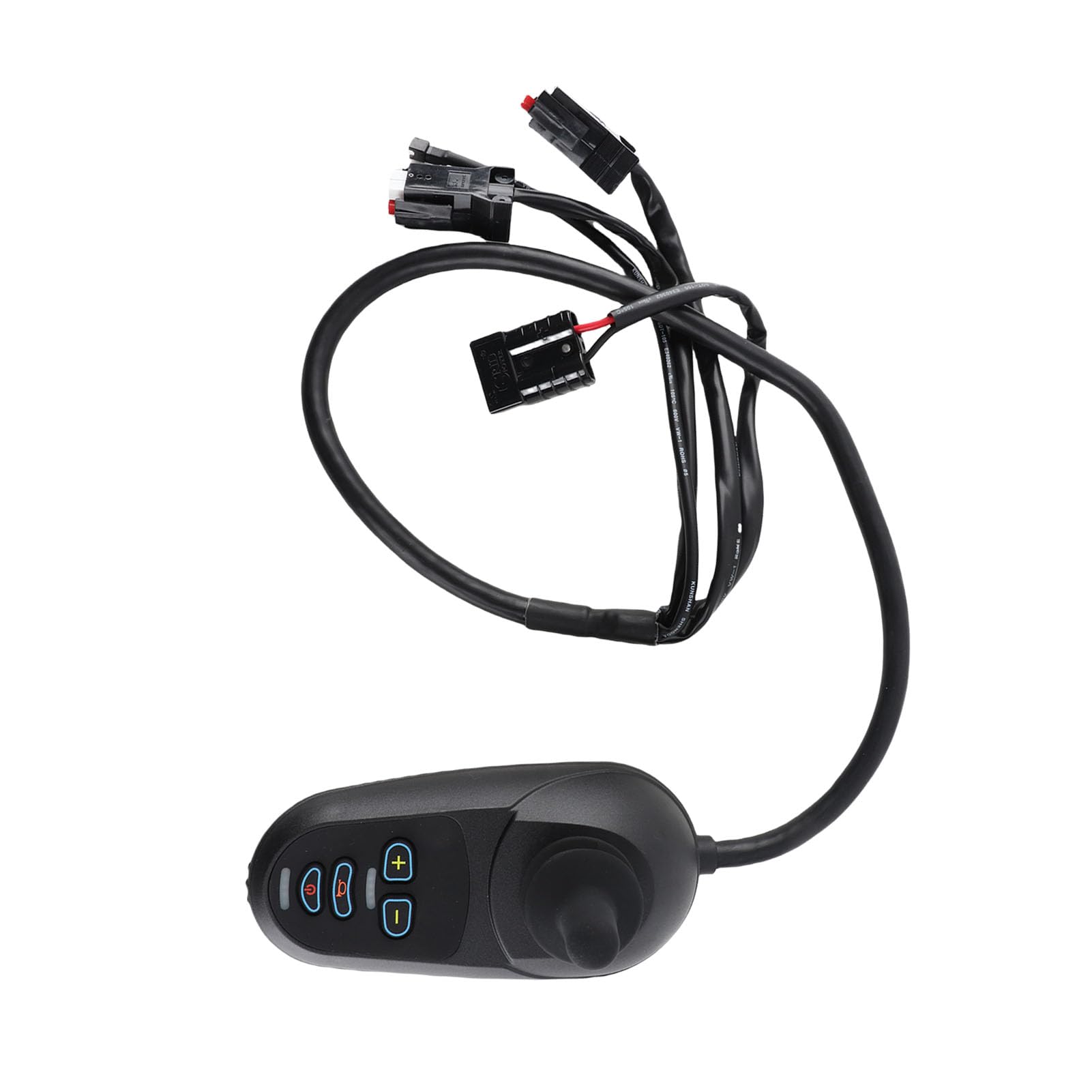 Controlador de Palanca de Mando para Silla de Ruedas Eléctrica de 24 V CC, Controlador de Velocidad de Motor Cepillado de 50 A con Protección contra Sobrevelocidad de Esta