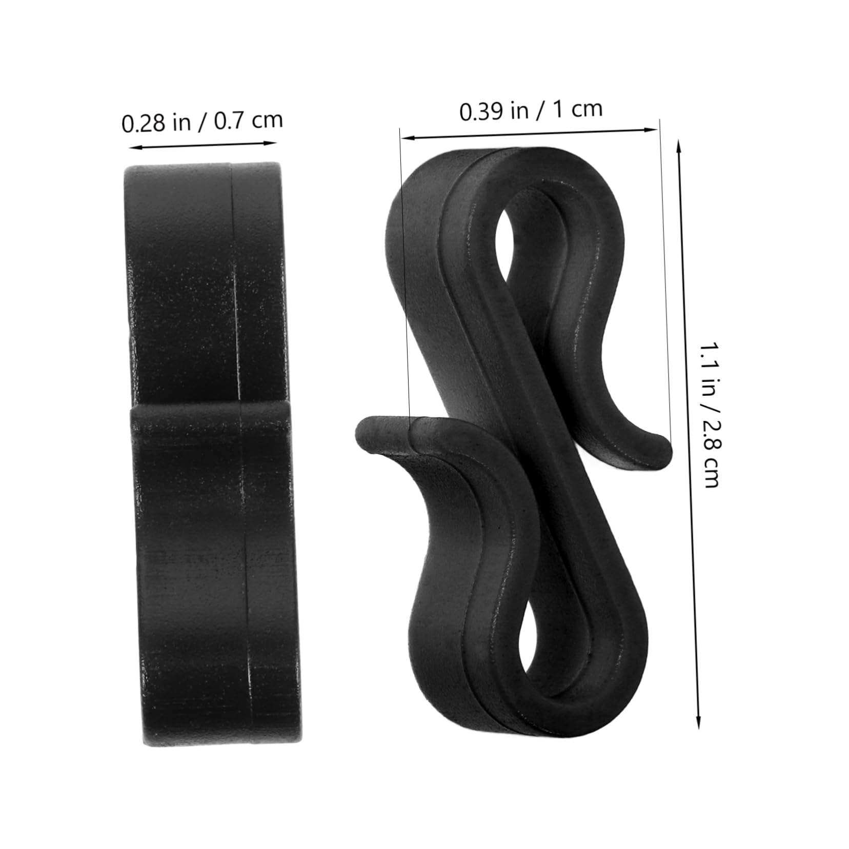 VINTORKY 50pcs Outdoor Gutter Hooks for Lights Weatherproof S Clips for Christmas Decorations Plastic Light Clips Holiday String Lights Hanging Hooks for Patio Awning