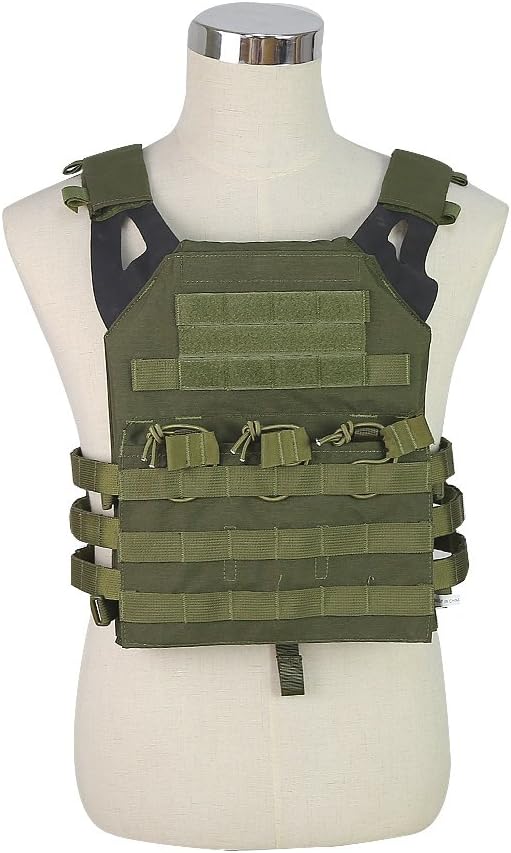 JPC Tactical Vest Military Wargame Chest Rig Molle Plate Carrier Hunting Vest Outdoor Uniform Combat Gear