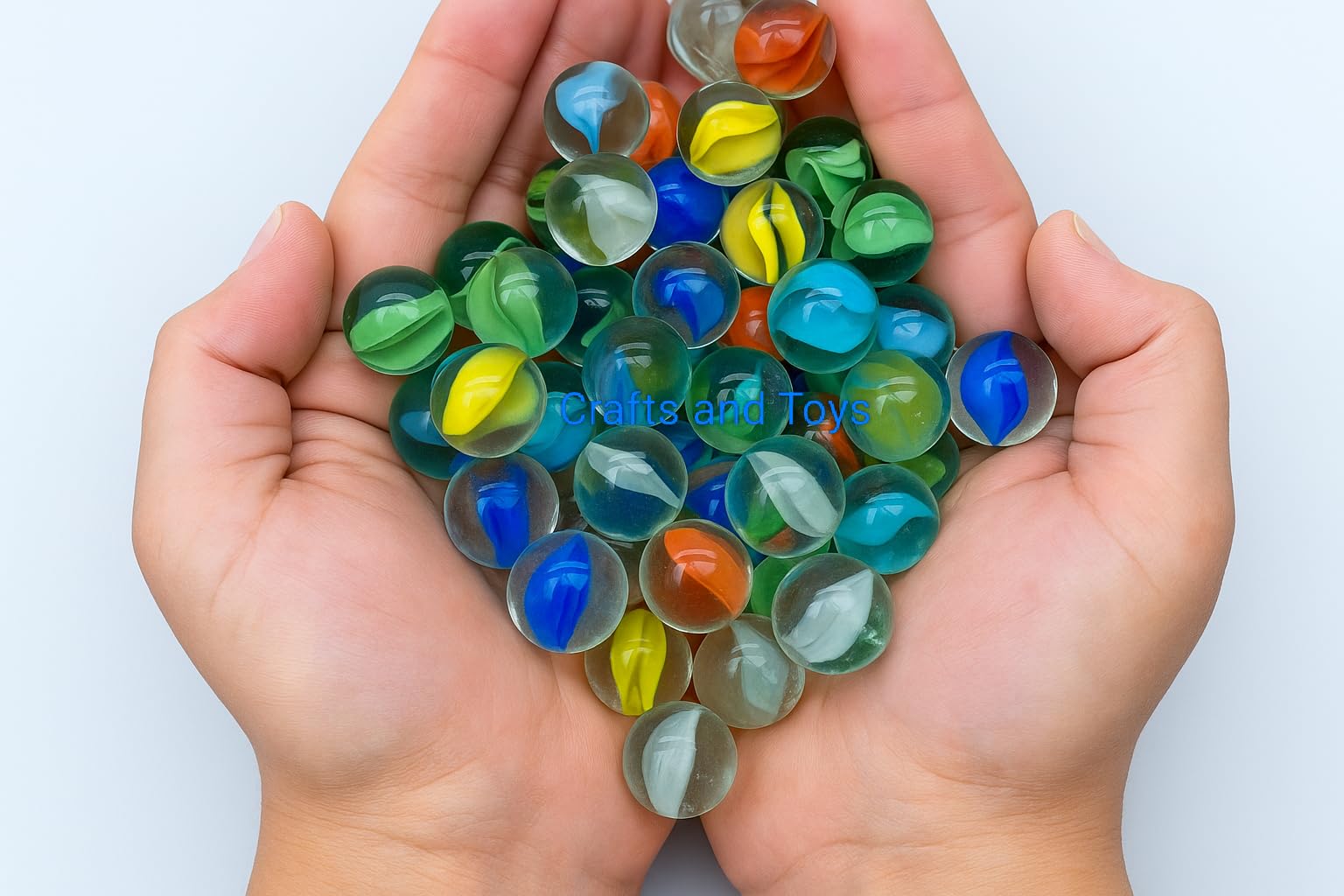 Crafts and Toys 100 Pcs Glass Marble Games Kanche Toys and Marble Glass for Decoration Parpose (S481)-image-24