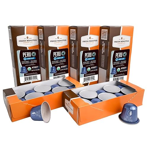 Miniatura 8 de Fresh Roasted Coffee Cápsulas de Espresso Orgánicas de Variedad de Origen Único para Nespresso OriginalLine | USDA Organic, Kosher | 120 Cápsulas de