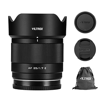 VILTROX AF 25mm f/1.7 E 単焦点レンズ e-mount Amazon.com : VILTROX 25mm f/1.7 F1.7 APS-C Auto Focus Lens